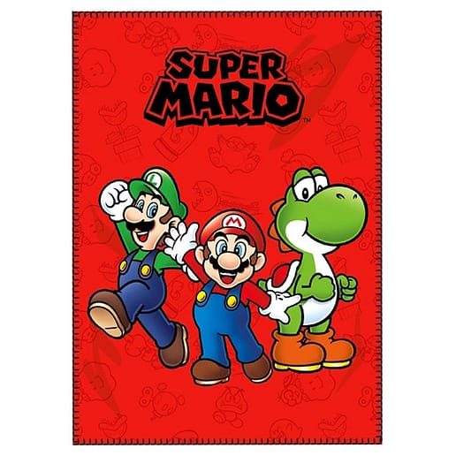 Super Mario Bros polar blanket