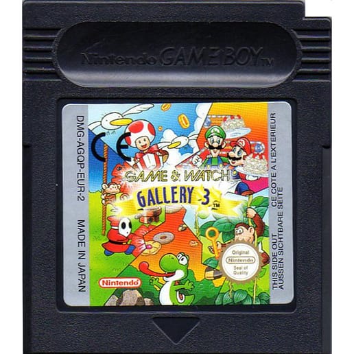 Game & Watch Gallery 3 Gameboy Color (Begagnad, Endast kassett)