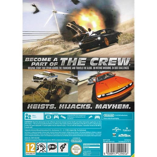 Fast & Furious Showdown Nintendo Wii U (Begagnad)