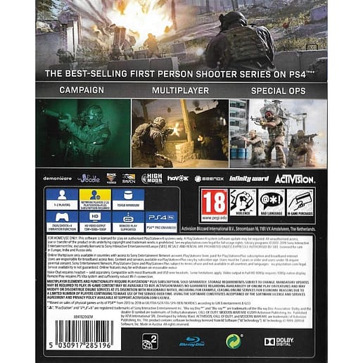 Call of Duty Modern Warfare Playstation 4