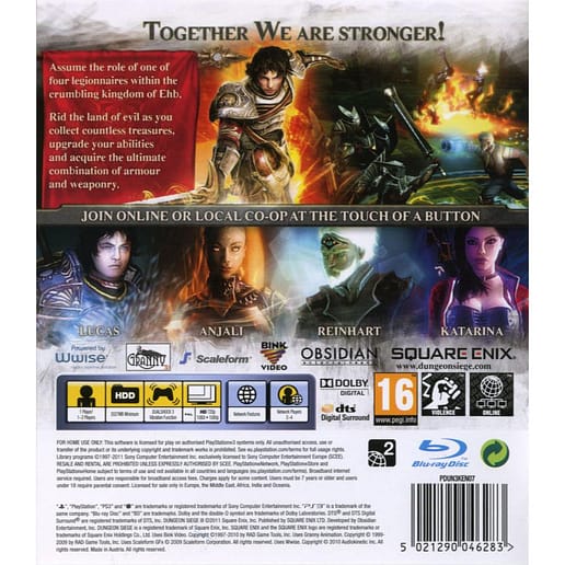 Dungeon Siege III Playstation 3 PS 3 (Begagnad)