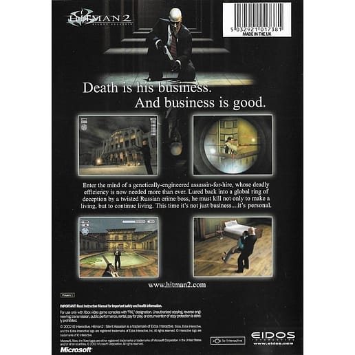 Hitman 2 Silent Assassin Xbox (Begagnad)
