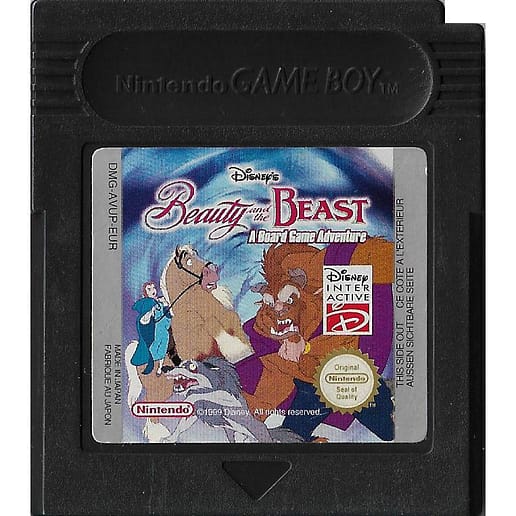 Beauty and the Beast A Board Game Adventure Gameboy Color (Begagnad, Endast kassett)