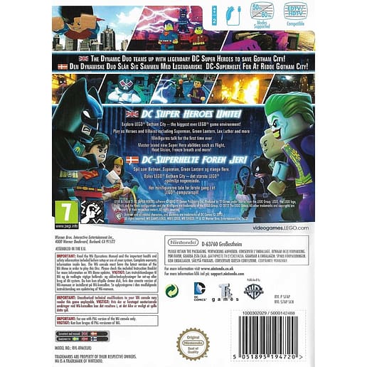 Lego Batman 2 DC Super Heroes Nintendo Wii (Begagnad)