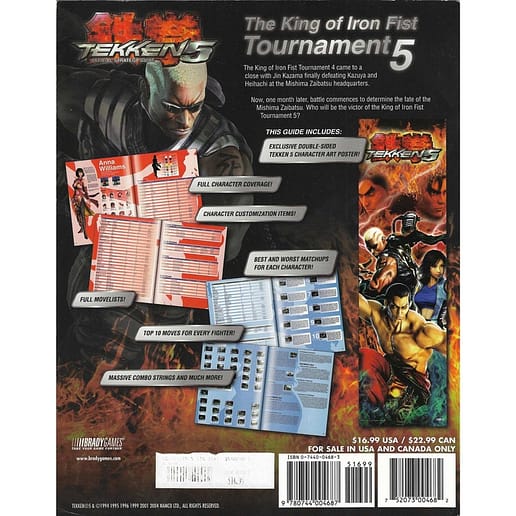 Tekken 5 Signature Series Official Strategy Guide (Begagnad)