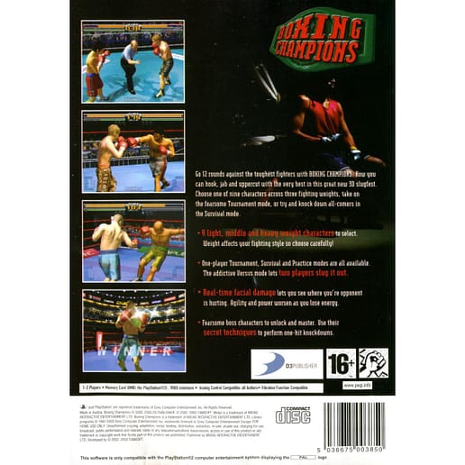 Boxing Champions Playstation 2 PS 2 (Begagnad)