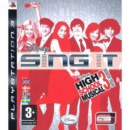Disney Sing It High School Musical 3 Senior Year Playstation 3 PS 3 (Begagnad)