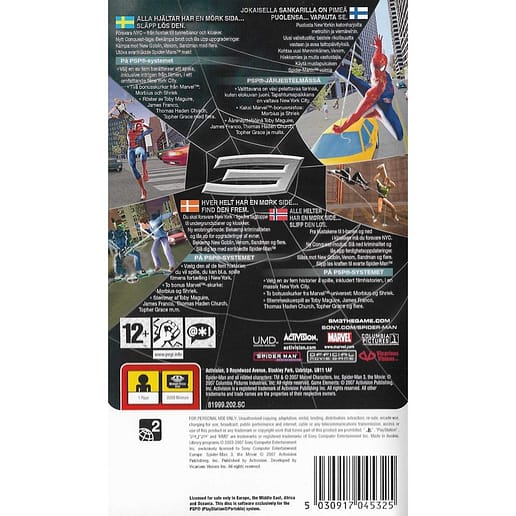 Spider-Man 3 Playstation Portable PSP (Begagnad)