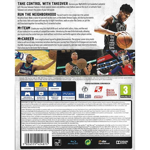NBA 2K19 Playstation 4 PS4 (Begagnad)