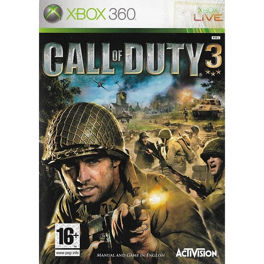 Call of Duty 3 Xbox 360 X360 (Begagnad)