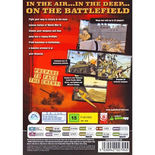 Battlefield 1942 PC CD (Begagnad)