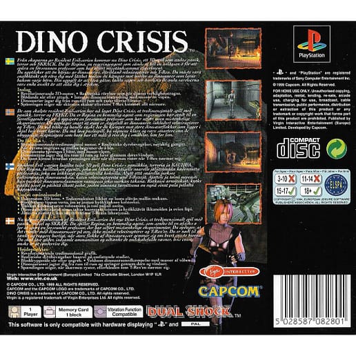 Dino Crisis Playstation 1 PS1 (Begagnad)