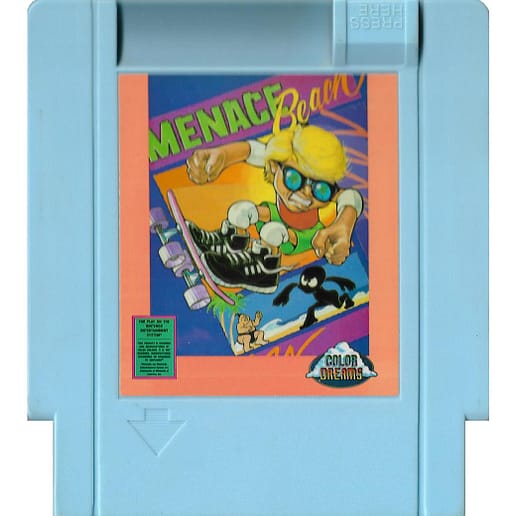Menace Beach Nintendo NES (Begagnad, Endast kassett)