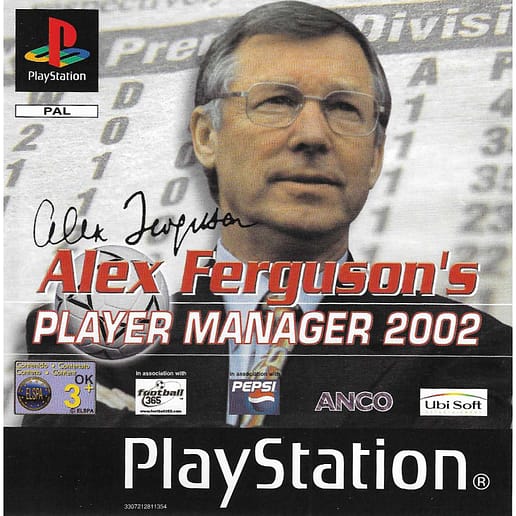Alex Fergusons Player Manager 2002 Playstation 1 PS1 (Begagnad)