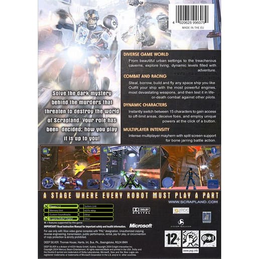 American McGee presents Scrapland Xbox (Begagnad)