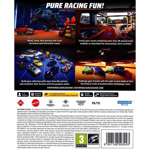 Hot Wheels Unleashed Playstation 5