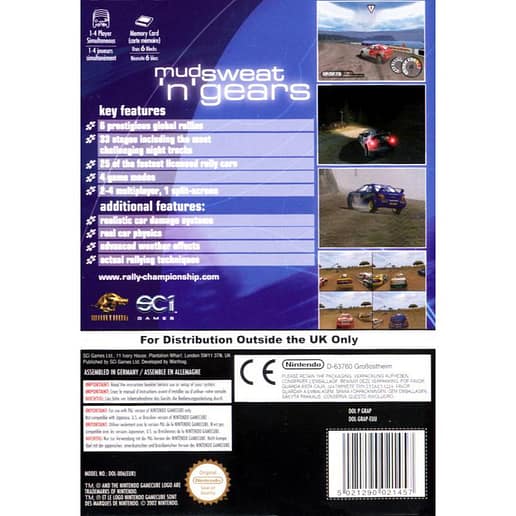 Rally Championship Nintendo Gamecube (Begagnad)