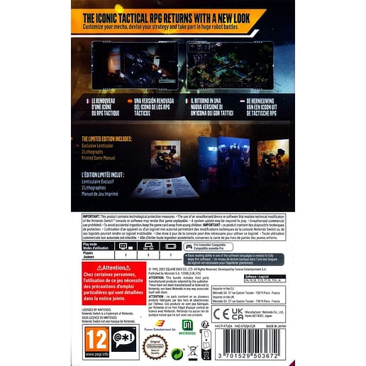 Front Mission 1st Limited Ed. NS