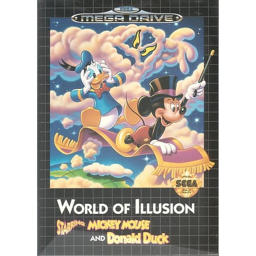 World of Illusion Starring Mickey Mouse and Donald Duck Sega Mega Drive