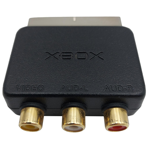 Scart Kontakt Adapter RCA AV Xbox (Begagnad)