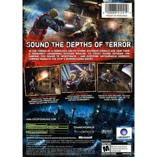Cold Fear Xbox (NTSC-U, Begagnad)