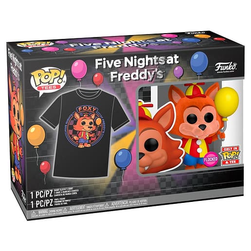 Set POP & Tee Five Nights at Freddys Ballon Foxy Exclusive (Small)