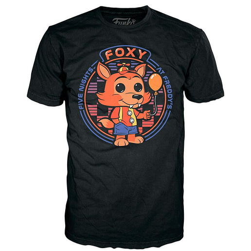 Set POP & Tee Five Nights at Freddys Ballon Foxy Exclusive (X-Large)