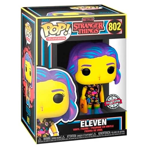 POP figur Stranger Things Eleven in Mall Outfit Black Light Exclusive