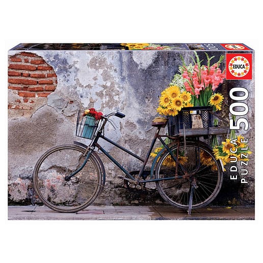 Bicycle with Flowers pussel 500 bitar
