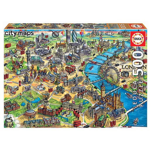 City Maps London Map pussel 500 bitar