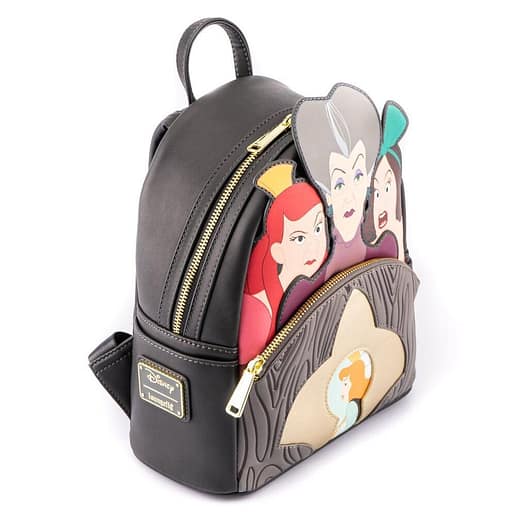 Loungefly Disney Cinderella Evil Stepmother and Stepsisters Villains ryggsäck 26cm