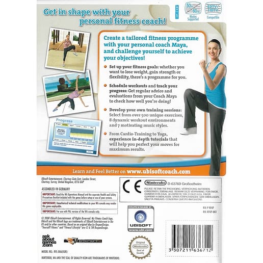 My Fitness Coach Get In Shape Nintendo Wii (Begagnad)