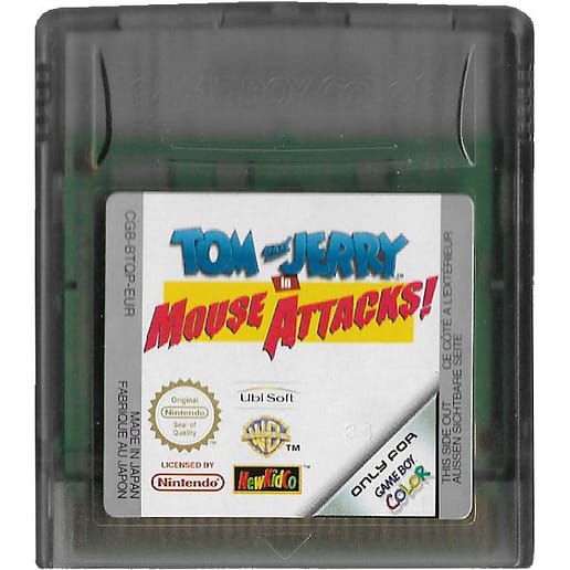 Tom and Jerry in Mouse Attacks Gameboy Color (Begagnad, Endast kassett)