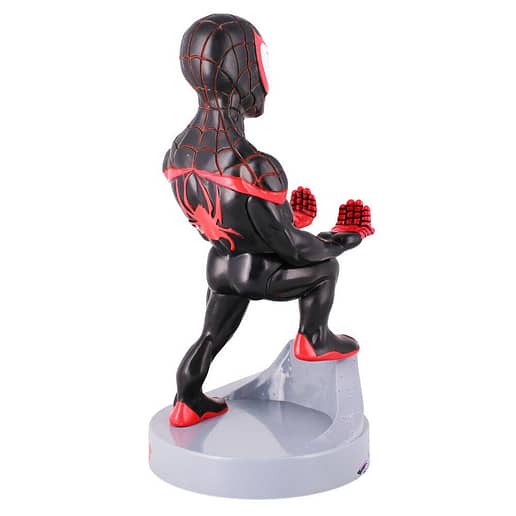 Marvel Spiderman Miles Morales figur med hållare 21cm