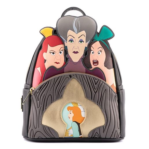 Loungefly Disney Cinderella Evil Stepmother and Stepsisters Villains ryggsäck 26cm