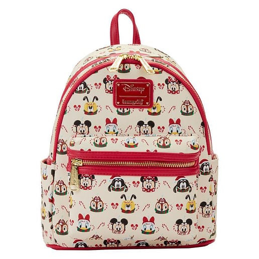 Loungefly Disney Mickey & Minnie Hot Cocoa ryggsäck + ear headband 26cm