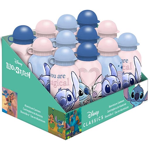 Disney Stitch flaska aluminium blandade 500ml