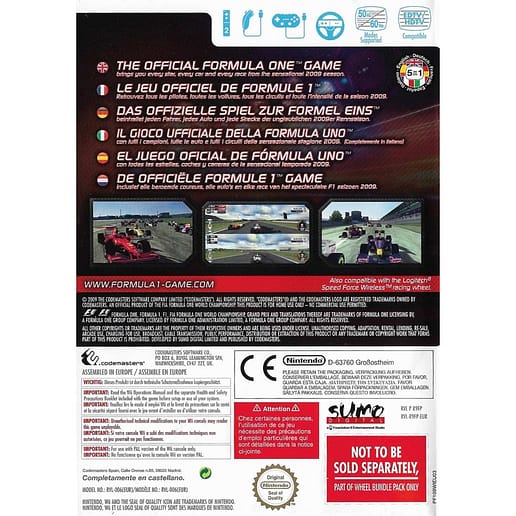 F1 2009 Nintendo Wii (Begagnad)