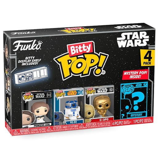 Bitty POP Sar Wars Leia Blister 4 figurer