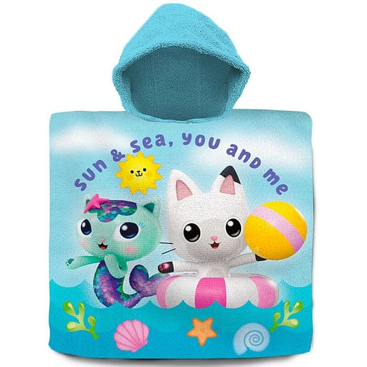 Gabbys Dollhouse badponcho bomull