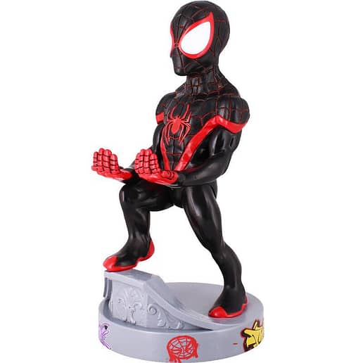 Marvel Spiderman Miles Morales figur med hållare 21cm