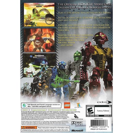 Bionicle Heroes Xbox 360 (NTSC-U, Begagnad)