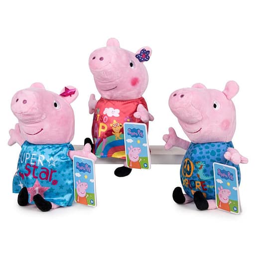 Peppa Pig Star Gosedjur blandade 22cm