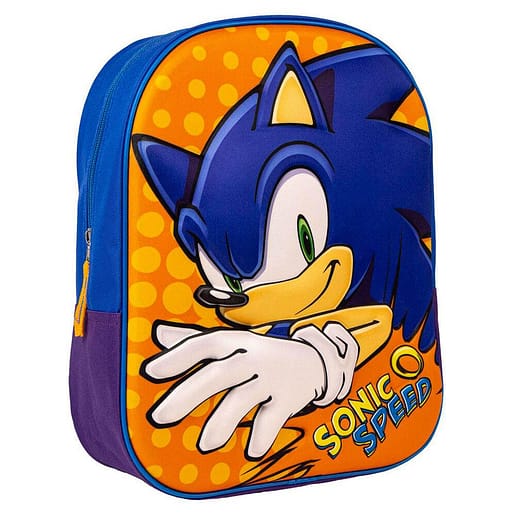 Sonic The Hedgehog 3D ryggsäck 31cm