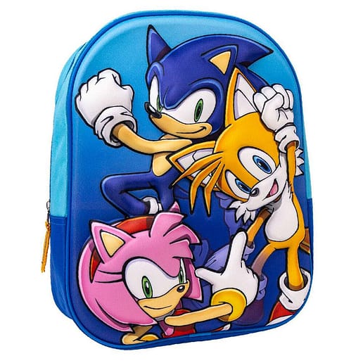 Sonic The Hedgehog 3D ryggsäck 31cm