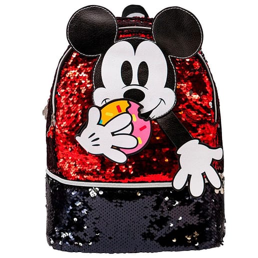 Disney Mickey Donut sequins ryggsäck 32cm