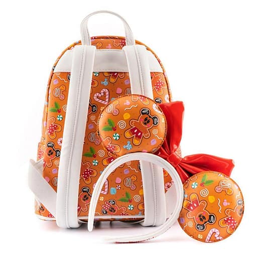 Loungefly Disney Gingerbread Mickey Minnie ryggsäck + headband set 26cm