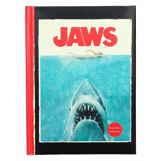Jaws notebook with lights