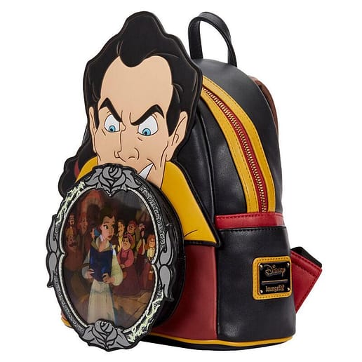 Loungefly Disney Beauty and the Beast Villains Gaston Scene ryggsäck 26cm