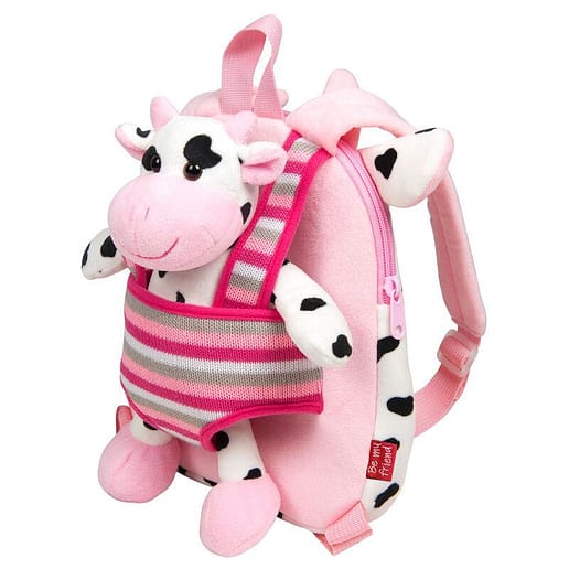Connie Cow reversible plush toy + backpack 25cm